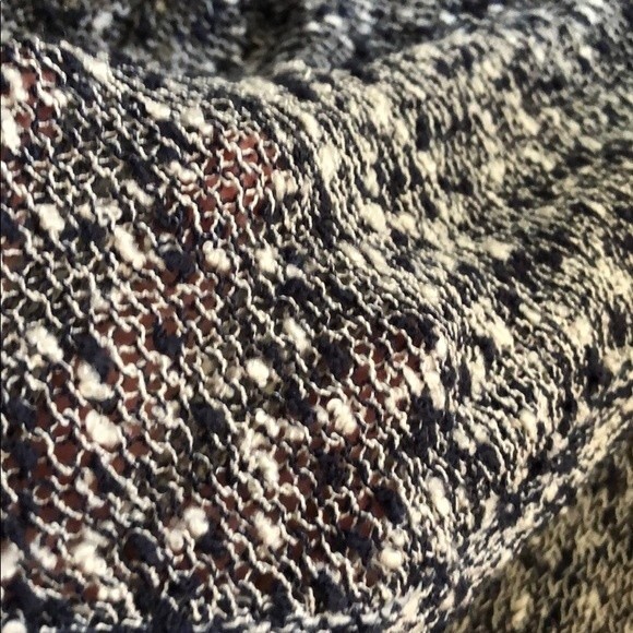 Navy/White Open Weave Sweater by Vero Mode XS - Picture 7 of 7